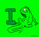 Dibujo Iguana pintado por fracnisco