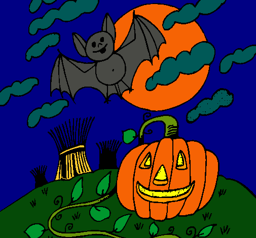 Paisaje de Halloween