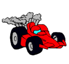 Dibujo Coche de Fórmula 1 pintado por joako