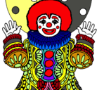 Dibujo Payaso disfrazado pintado por payasodonalds