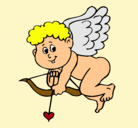 Dibujo Cupido pintado por Gabi11