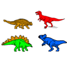 Dibujo Dinosaurios de tierra pintado por dinossss