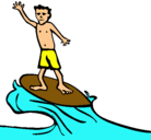 Dibujo Surfista pintado por alvaro