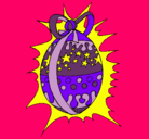 Dibujo Huevo de pascua brillante pintado por lulu-18-99