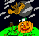 Dibujo Paisaje de Halloween pintado por vimaloquiyo