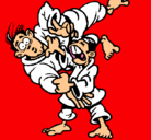 Dibujo Llave de judo pintado por carlos