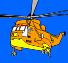 Dibujo Helicóptero al rescate pintado por christiangarcia