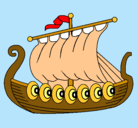 Dibujo Barco vikingo pintado por sergiosoto