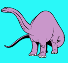 Dibujo Braquiosaurio II pintado por hannia