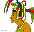Dibujo Jefe de la tribu pintado por mawe