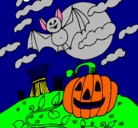 Dibujo Paisaje de Halloween pintado por SIRACO