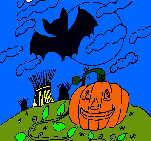 Paisaje de Halloween