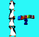 Dibujo Madagascar 2 Pingüinos pintado por EvaAlbertMora