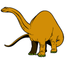 Dibujo Braquiosaurio II pintado por Pupo