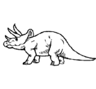 Dibujo Triceratops pintado por natypuga
