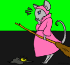 Dibujo La ratita presumida 2 pintado por genesis