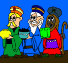 Dibujo Los Reyes Magos pintado por javi-alonso
