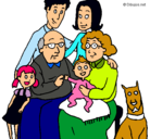 Dibujo Familia pintado por JOCY