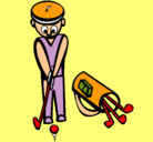 Dibujo Jugador de golf II pintado por rrenatagenatag