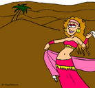 Dibujo Sahara pintado por LISSET