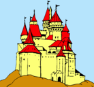 Dibujo Castillo medieval pintado por osnaiderpeinado