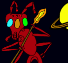 Dibujo Hormiga alienigena pintado por stefangio