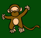 Dibujo Mono pintado por mentasurio