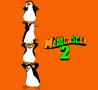 Dibujo Madagascar 2 Pingüinos pintado por alfonso