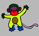 Dibujo Mono pintado por Alexandra