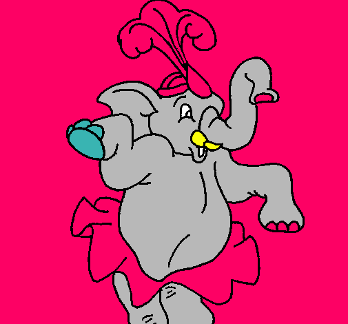 Elefante bailando