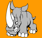 Dibujo Rinoceronte II pintado por dadiyan