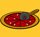 Dibujo Pizza pintado por AMERICA