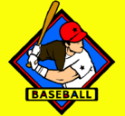 Dibujo Logo de béisbol pintado por casiyas