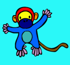Dibujo Mono pintado por saleljho