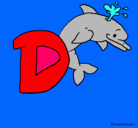 Dibujo Delfín pintado por pancho