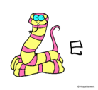 Dibujo Serpiente pintado por AINA