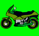 Dibujo Motocicleta pintado por missael
