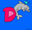 Dibujo Delfín pintado por gasmin