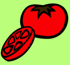 Dibujo Tomate pintado por JOSE