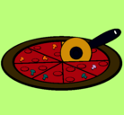 Dibujo Pizza pintado por pidsalupe