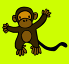 Dibujo Mono pintado por IRENESanchez