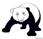 Dibujo Oso panda pintado por MARIA