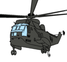 Dibujo Helicóptero al rescate pintado por halajan
