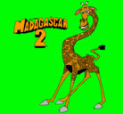 Dibujo Madagascar 2 Melman pintado por MAXIMILIANO