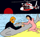 Dibujo Rescate ballena pintado por temisoukjkol
