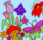 Dibujo Fauna y flora pintado por valevenegas