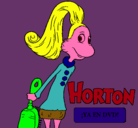 Dibujo Horton - Sally O'Maley pintado por lidia