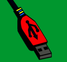 Dibujo USB pintado por Marcos