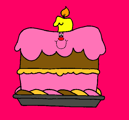 Pastel de cumpleaños