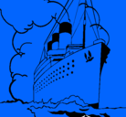 Dibujo Barco de vapor pintado por MIKEL